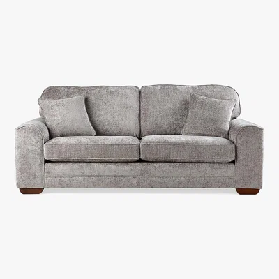 Dunelm Morello Medium Sofa Luxury Chenille Premium Chenille Grey