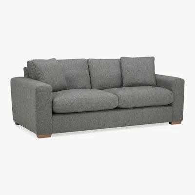 Dunelm Porto Fabric 3 Seater Sofa - Dark Grey Dark Grey