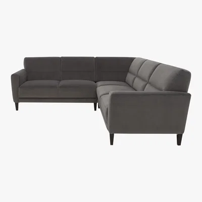 Furniture Village Versano Fabric Corner Sofa - Grey