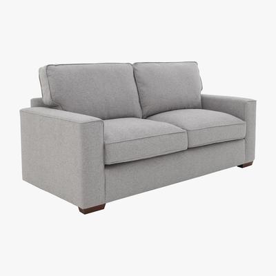 Furniture Village Comfi 3 Seater Fabric Classic Back Sofa Bed - Grey - By Furniture Village