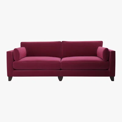 Furniture Village The Lounge Co. - Peyton 4 Seater Fabric Sofa - Pink