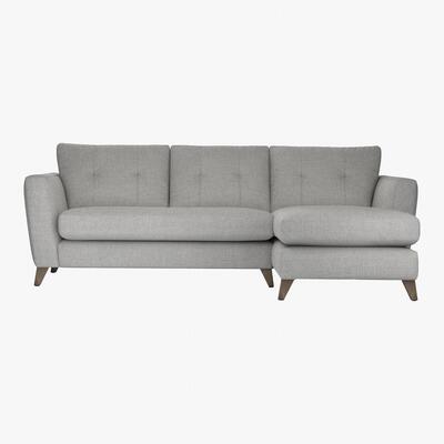 Furniture Village The Lounge Co. - Hermione Fabric Corner Sofa with Chaise End