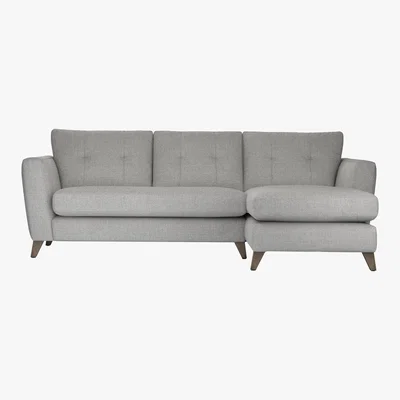 Furniture Village The Lounge Co. - Hermione Fabric Corner Sofa with Chaise End