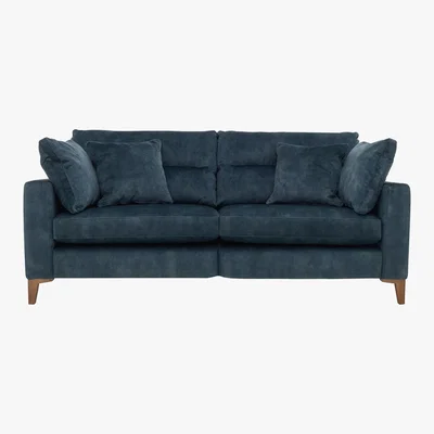Furniture Village Uniqa 3 Seater Fabric Power Recliner Sofa