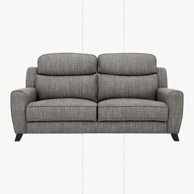 Furniture Village Comfort Story - Title 3 Seater Fabric Sofa - Brown