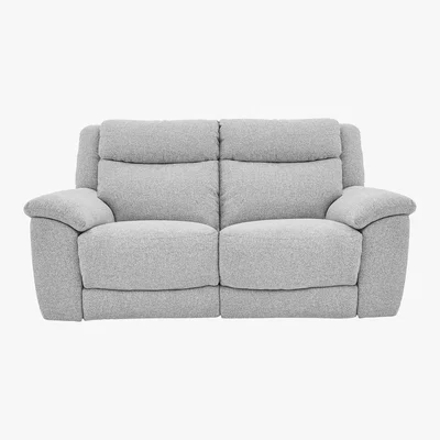 Furniture Village Bounce 2 Seater Fabric Power Recliner Sofa - Grey