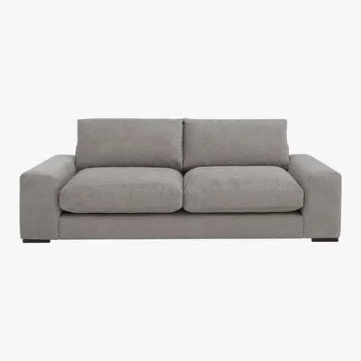 Furniture Village Chill 4 Seater Fabric Sofa - Mink