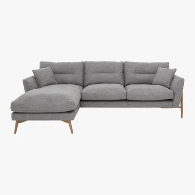 Furniture Village Ercol - Bellaria Left Hand Facing Chaise Sofa - Grey