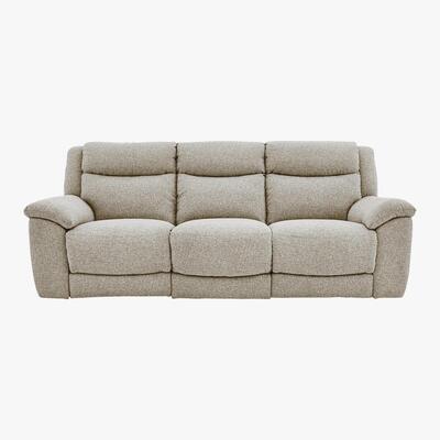 Furniture Village Bounce 3 Seater Fabric Sofa - Cream