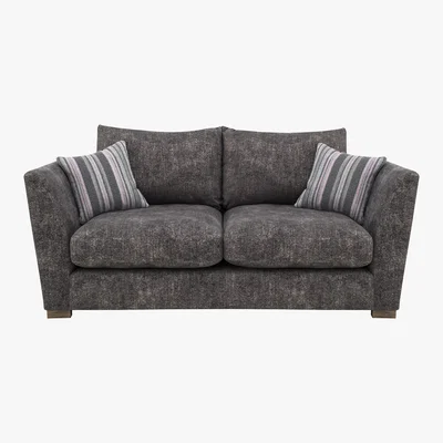 Furniture Village Nautical 2 Seater Classic Back Sofa - Grey