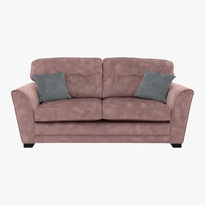 Furniture Village Nelly 3 Seater Fabric Sofa - Pink