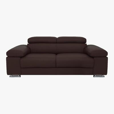 Furniture Village Nicoletti - Sanova 2.5 Seater Leather Sofa - Brown