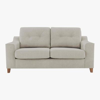 Furniture Village Sigrid 3 Seater Fabric Sofa - Beige - By Furniture Village