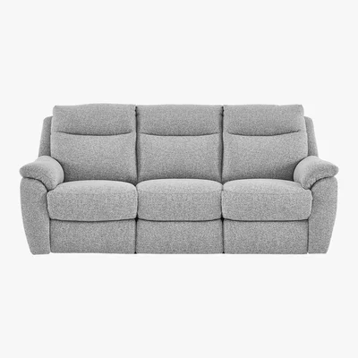 Furniture Village Snug 3 Seater Fabric Manual Recliner Sofa