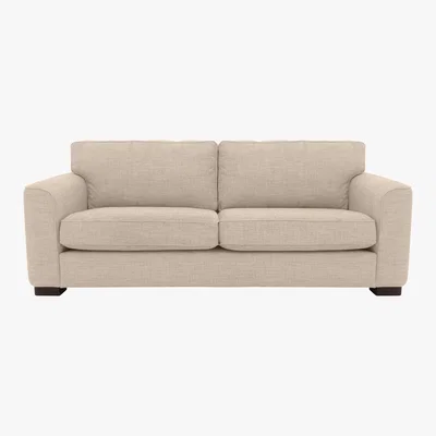 Furniture Village Elora 4 Seater Fabric Sofa - Cream