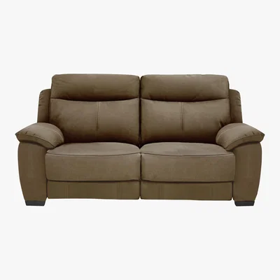 Furniture Village Starlight Express 2 Seater Fabric Recliner Sofa - Brown