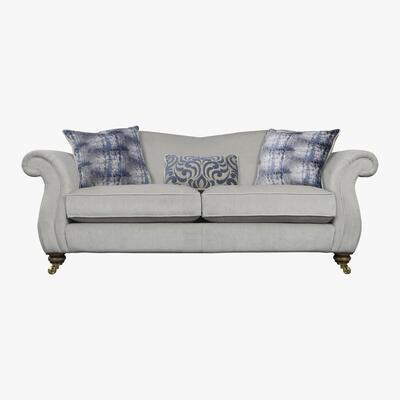 Furniture Village Parker Knoll - The Derwent Collection Cavendish 3 Seater Fabric Sofa - Grey