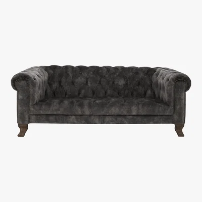 Furniture Village Alexander and James - Camden Collection Hampton 3 Seater Fabric Sofa - Grey