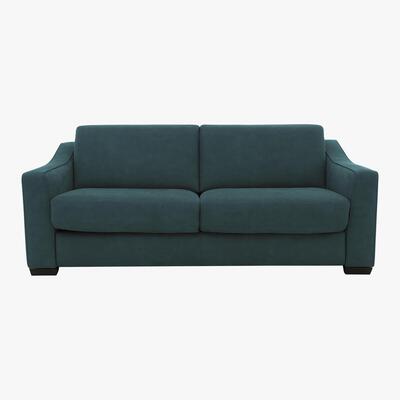 Furniture Village Optimus 3 Seater Fabric Sofabed with Memory Foam Mattress