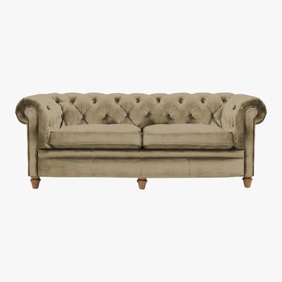 Furniture Village Alexander and James - New England Newport 4 Seater Fabric Sofa - Beige