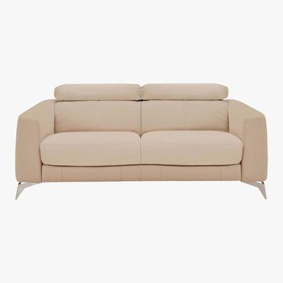 Furniture Village World of Leather - Flavio 2 Seater Leather Sofa - Beige