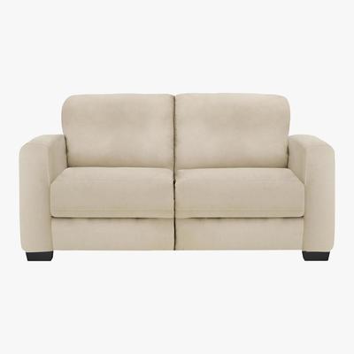 Furniture Village Dante 2 Seater Fabric Sofa - Beige - By Furniture Village