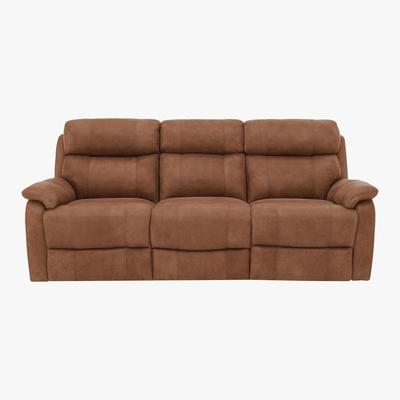 Furniture Village World of Leather - Komodo 3 Seater Power Sofa - Brown