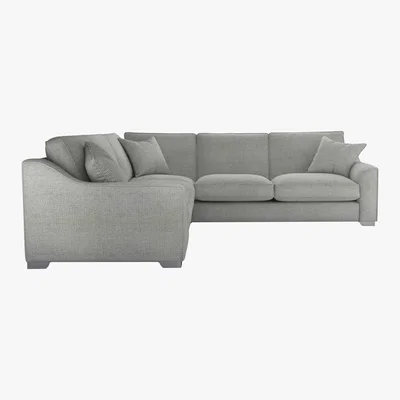 Furniture Village The Lounge Co. - Isobel Large Fabric Corner Sofa - Grey