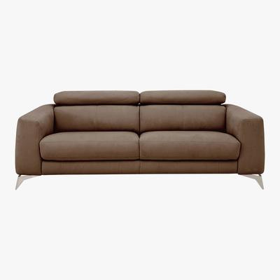 Furniture Village Flavio 3 Seater Fabric Sofa - Beige - By Furniture Village