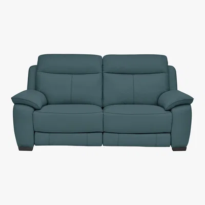 Furniture Village Starlight Express 2 Seater Leather Recliner Sofa with Power Headrests- World of Leather