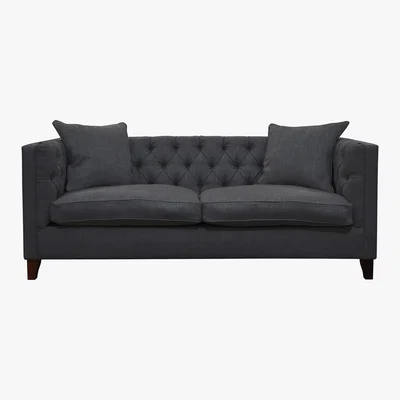 Furniture Village Tetrad - Battersea Midi Fabric Sofa - Black
