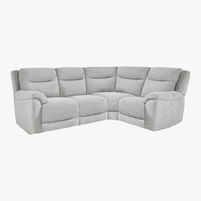 Furniture Village Bounce Compact Fabric Corner Sofa - Grey