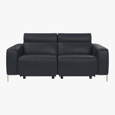 Furniture Village Nicoletti - Lusso 2.5 Seater Leather Power Recliner Sofa with Power Headrests