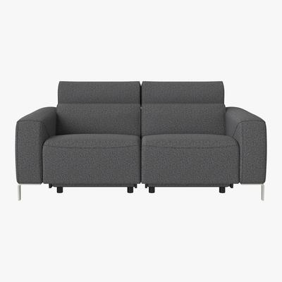 Furniture Village Nicoletti - Lusso 2.5 Seater Fabric Power Recliner Sofa with Power Headrests