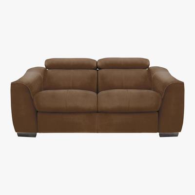 Furniture Village Elixir 2 Seater Fabric Manual Recliner Sofa - Brown - By Furniture Village