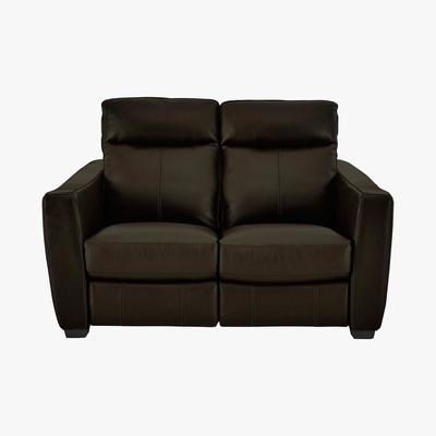 Furniture Village World of Leather - Compact Collection Midi 2 Seater Leather Recliner Sofa