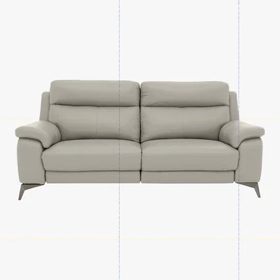 Furniture Village Missouri 3 Seater Leather Sofa- World of Leather