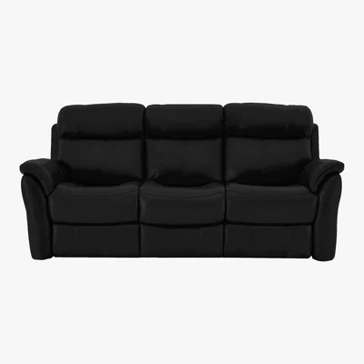 Furniture Village World of Leather - Relax Station Revive 3 Seater Leather Manual Recliner Sofa