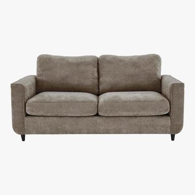 Furniture Village Esprit 3 Seater Fabric Sofa Bed - Beige - By Furniture Village