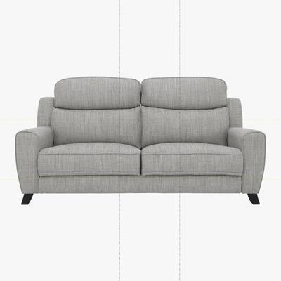 Furniture Village Comfort Story - Title 3 Seater Fabric Sofa - Grey