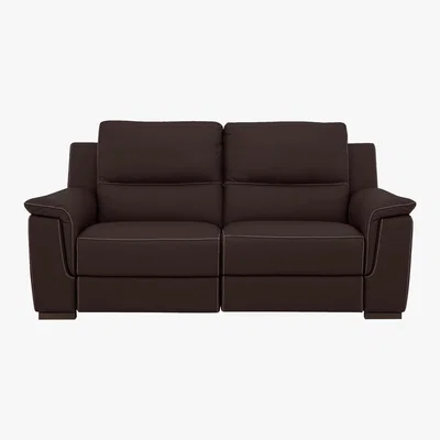 Furniture Village Nicoletti - Alto 2 Seater Leather Sofa - Brown