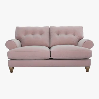 Furniture Village The Lounge Co. - Bronwyn 2.5 Seater Fabric Classic Back Sofa - Pink