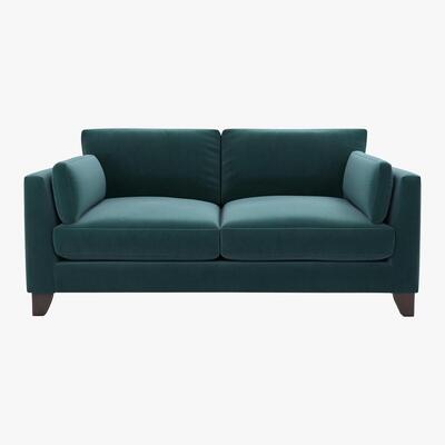 Furniture Village The Lounge Co. - Peyton 2 Seater Fabric Sofa - Teal