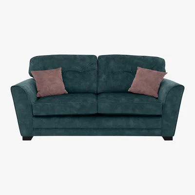 Furniture Village Nelly 3 Seater Fabric Sofa - Teal