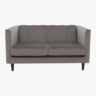 Furniture Village Lace Market 2 Seater Fabric Sofa - Grey