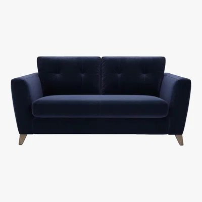 Furniture Village The Lounge Co. - Hermione 2.5 Seater Fabric Sofa - Blue
