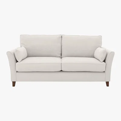 Furniture Village High Street Bond Street 3 Seater Fabric Sofa - Cream - By Furniture Village