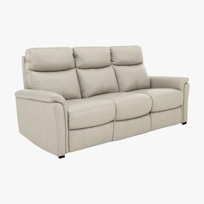 Furniture Village World of Leather - Compact Collection Piccolo 3 Seater Leather Static Sofa