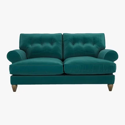 Furniture Village The Lounge Co. - Bronwyn 2.5 Seater Fabric Classic Back Sofa - Teal