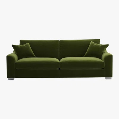 Furniture Village The Lounge Co. - Isobel 4 Seater Fabric Sofa - Green